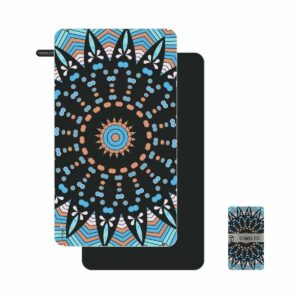 TOALLA L MANDALA NEGRA